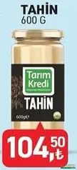 TARIM KREDİ TAHİN 600 G fiyat ve kampanya bilgisi